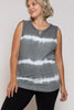 Curvy Sweet Personalities Tank Top in Heather Grey