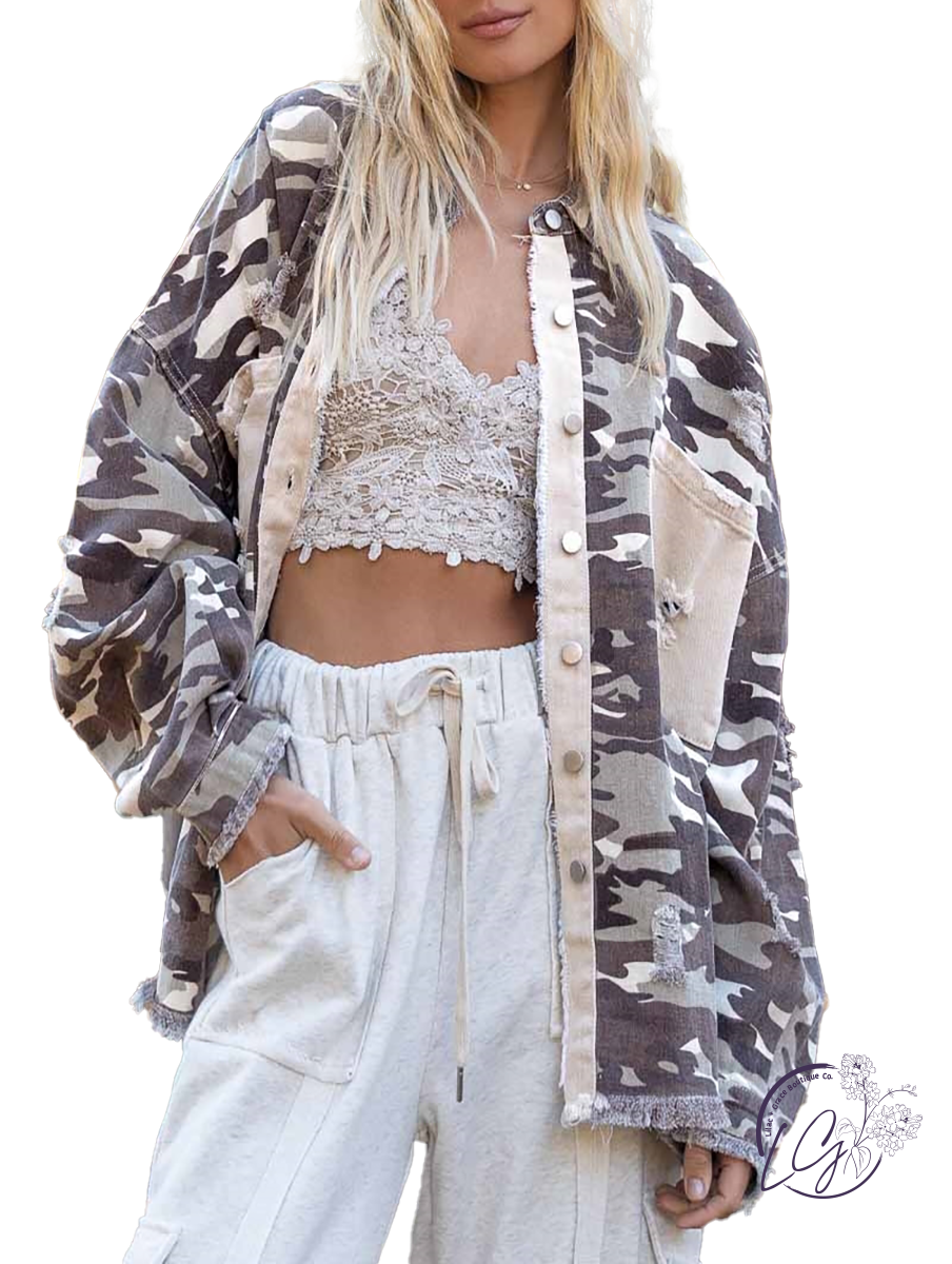 Keep It Camo Shacket