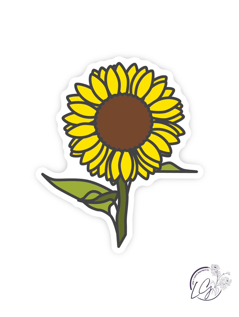 Sunflower Sticker