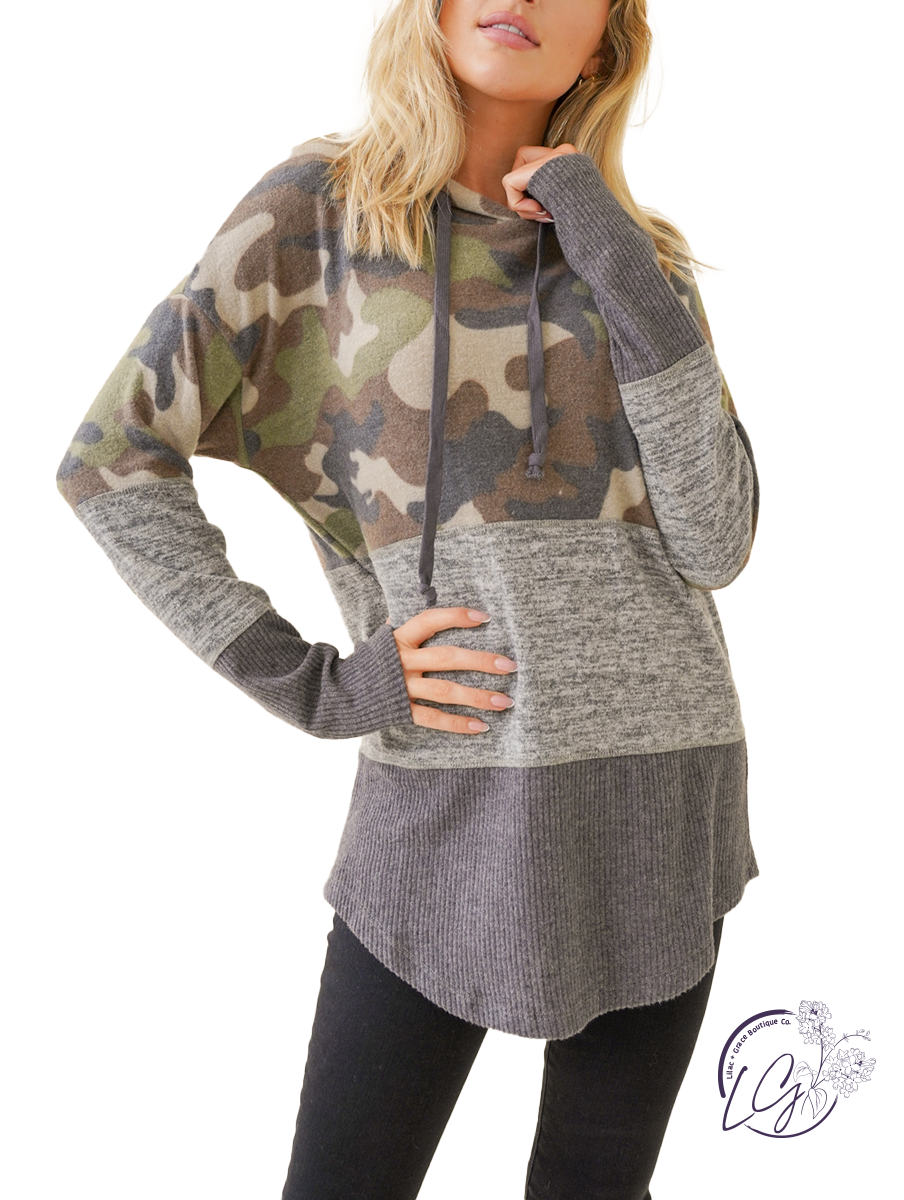 Can't Stop Loving Camo Hoodie