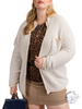 Curvy Setting The Mood Sherpa Zip-Up Jacket