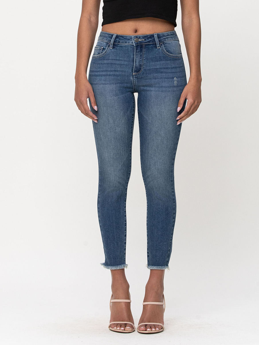 Lexi Mid-Rise Cropped Skinny by Cello Jeans