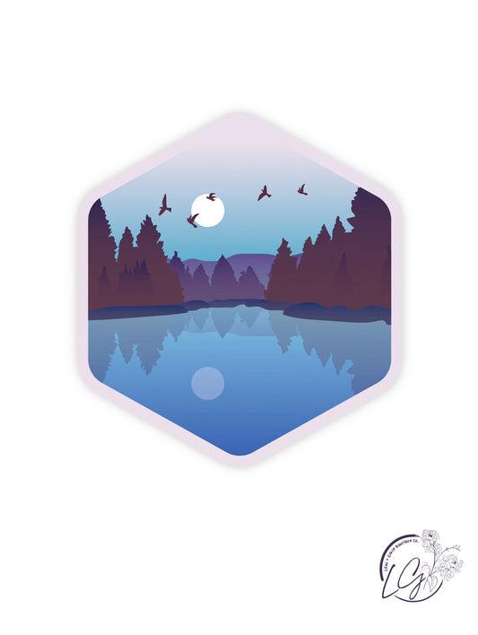 Reflected Scene Sticker