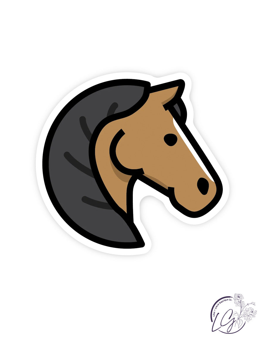 Horse Head Sticker