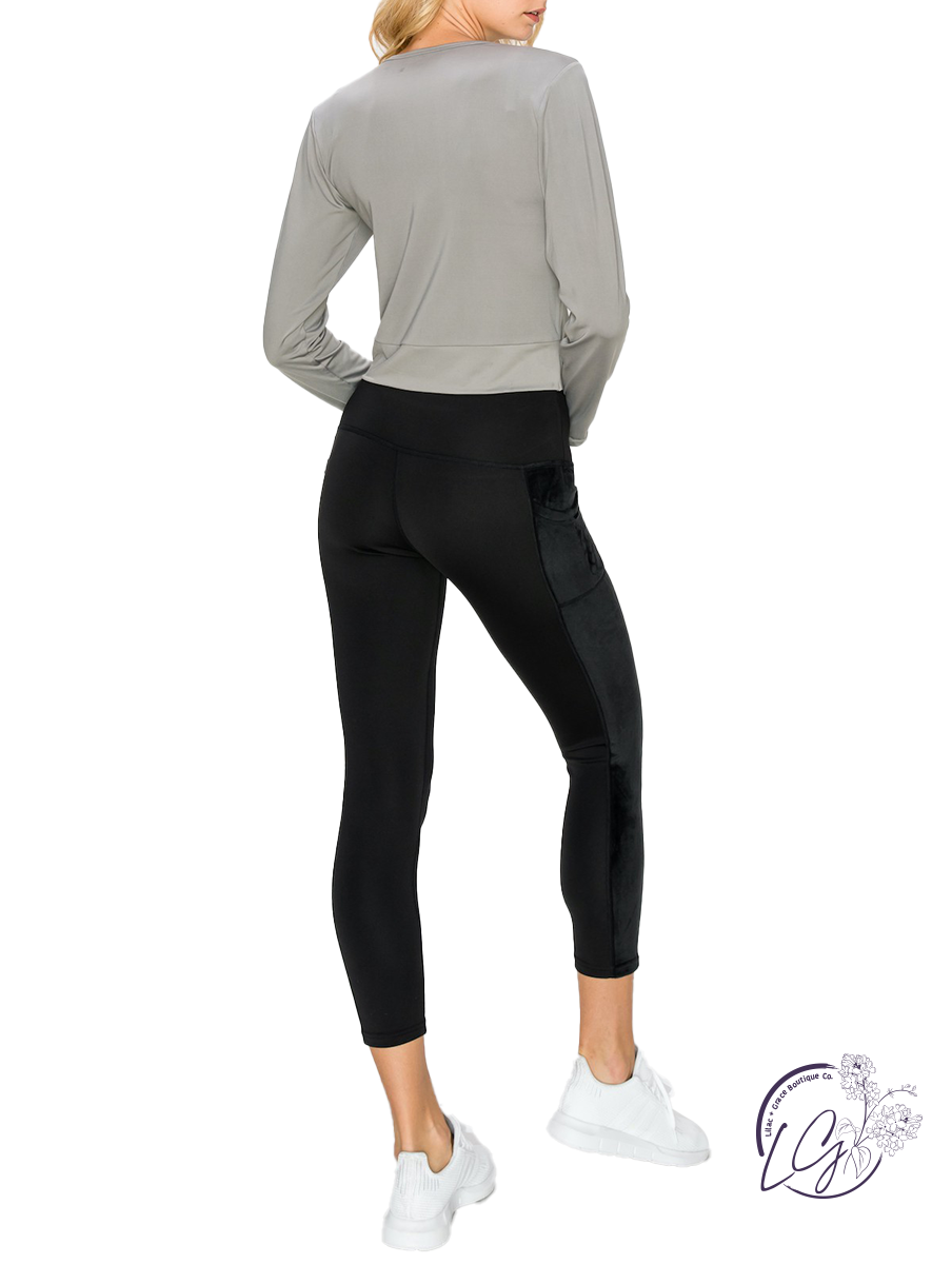 Ready to Run Cropped Long Sleeve