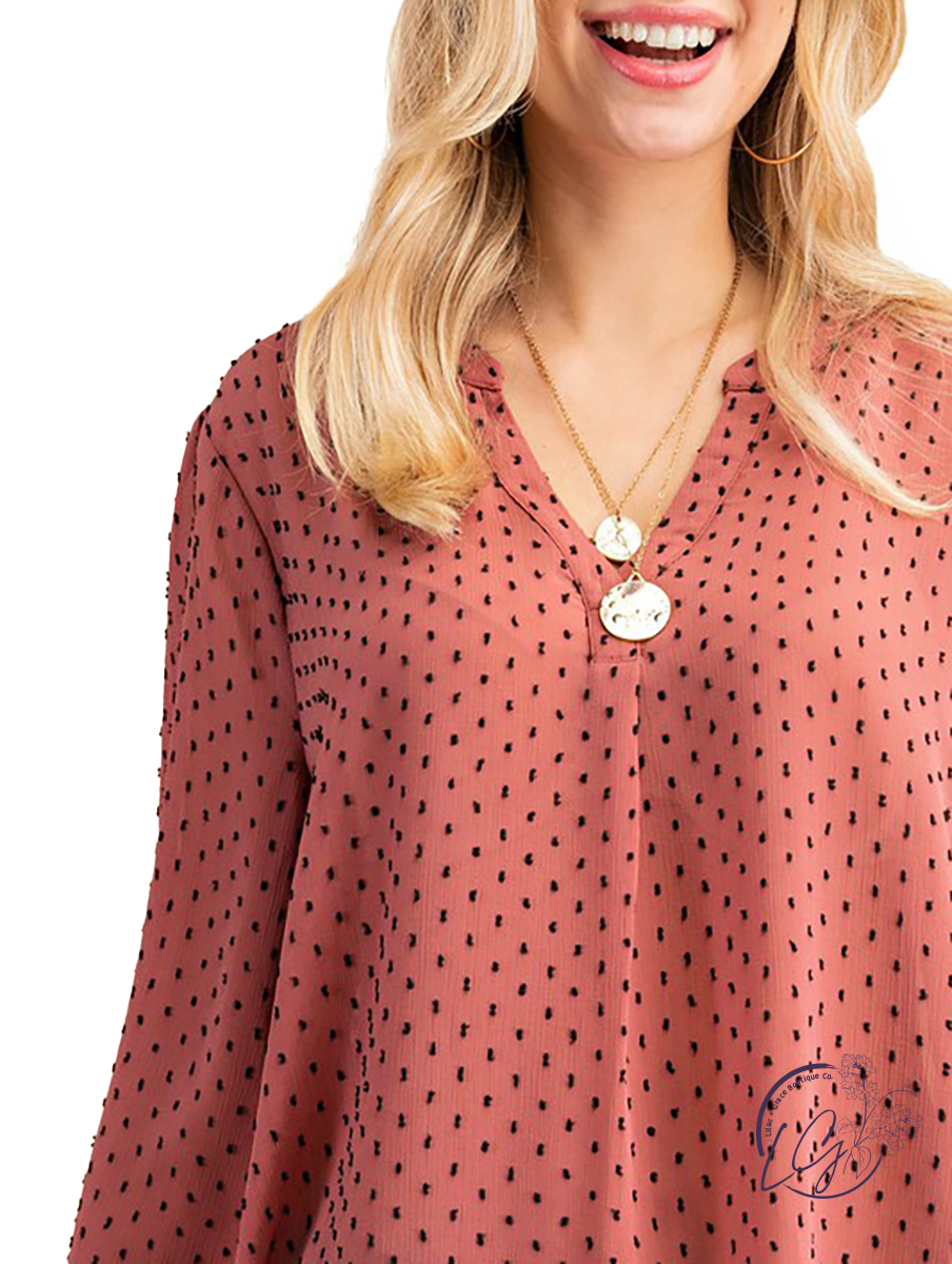 Reaching Out Chiffon Blouse