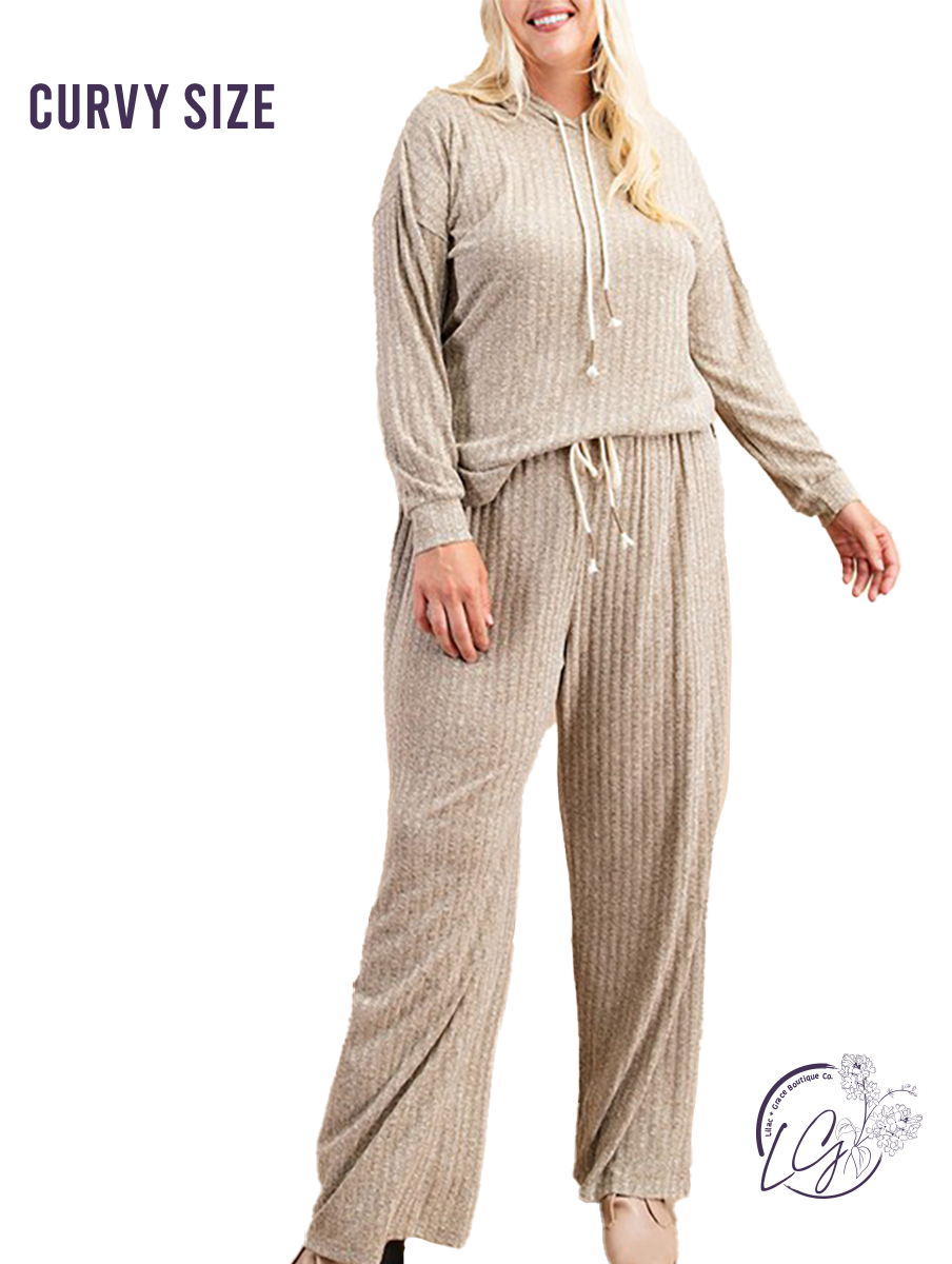 Curvy Set The Mood Lounge Pants