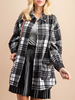 Fireside Talks Oversized Plaid Shacket