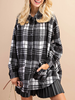 Fireside Talks Oversized Plaid Shacket