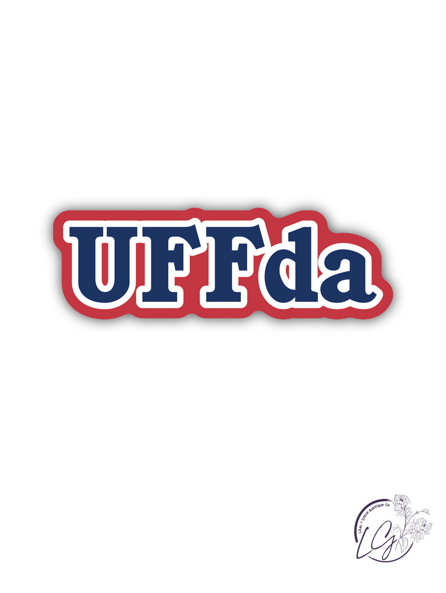 UFFDA Sticker