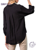 Curvy Without You Button Down Long Sleeve