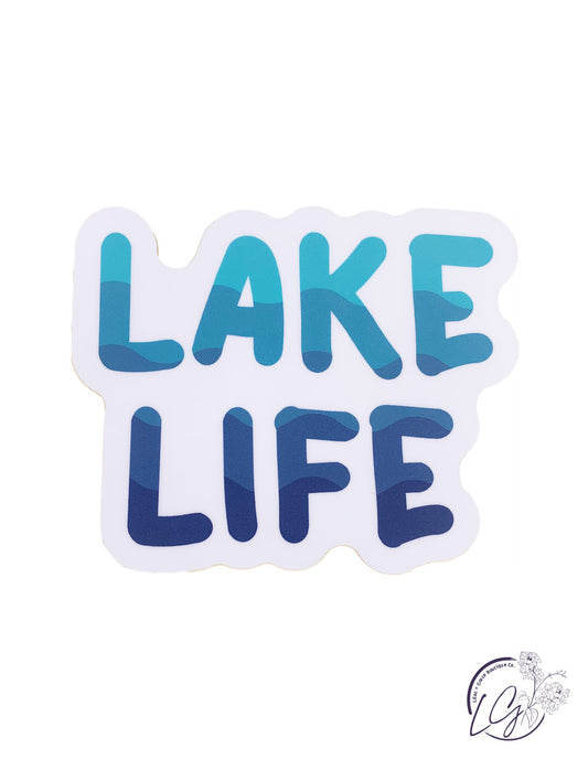 Lake Life Sticker