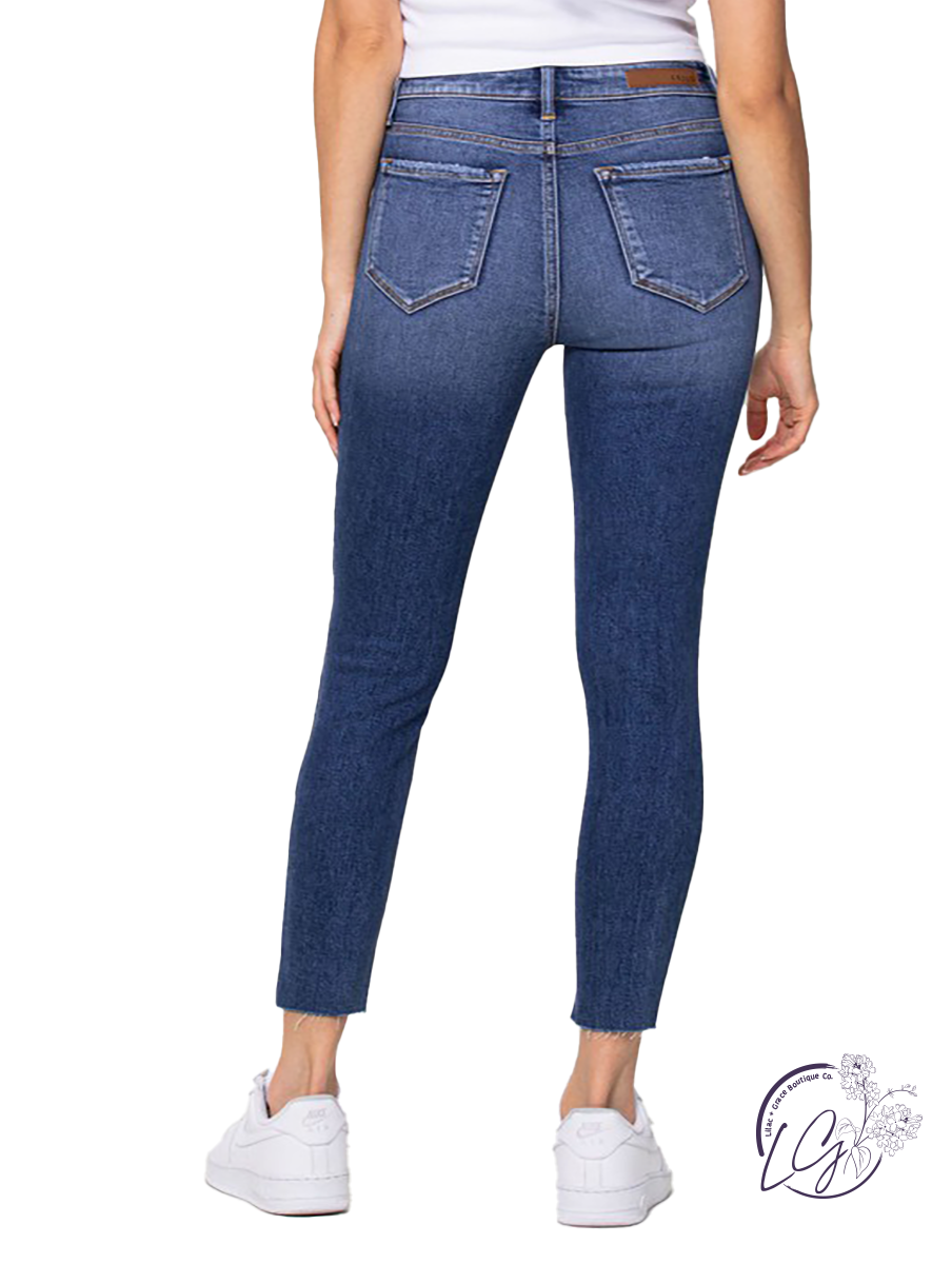 Steph High-Rise Distressed Skinny by Cello Jeans