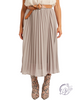 Hear My Side Pleated Maxi Skirt