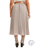 Hear My Side Pleated Maxi Skirt