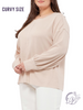 Curvy Forever Young Knit Long Sleeve