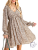 Lovin' Leopard Long Sleeve Dress