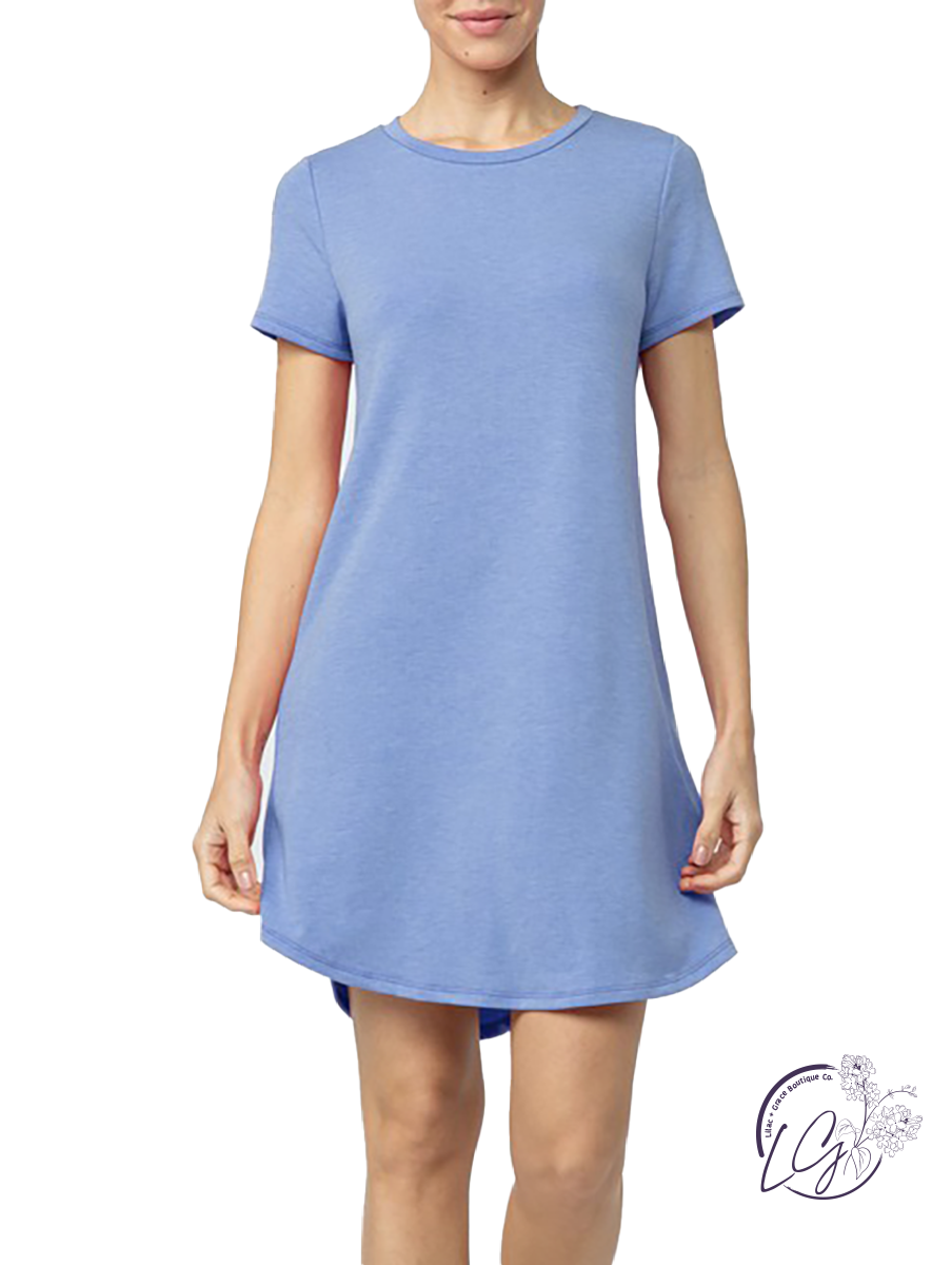 Casual and Cool French Terry Dress