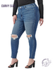 Curvy Willow High-Rise Twisted Seam Skinny by Cello Jeans