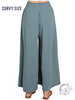 Curvy Center of the Room Wide Leg Maxi Pants