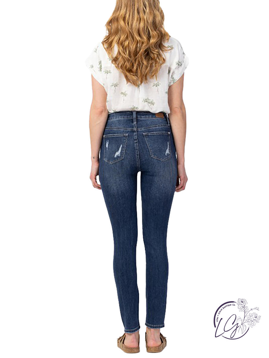 Macy High-Rise Button Fly Skinny by Judy Blue