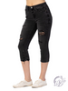 Remi High-Rise Distressed Capri by Judy Blue