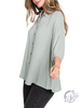 Midnight Fun Oversized 3/4 Sleeve Top