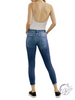 Clara Mid-Rise Button Fly Skinny by KanCan