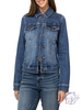 Maude Fringe Denim Jacket by Judy Blue