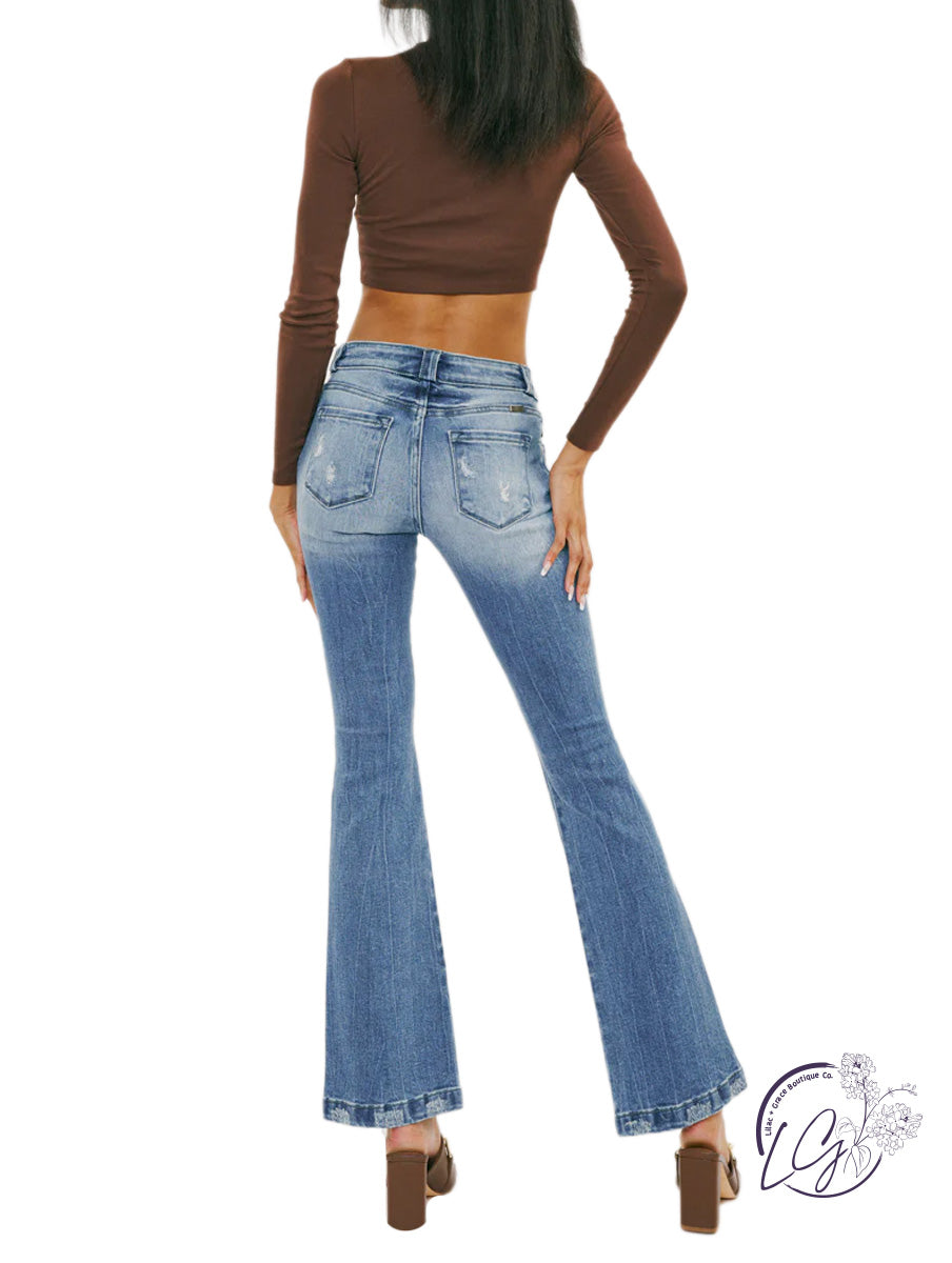 Pixie Low Rise  Bootcut Jean by KanCan