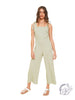 Maybe Now Ribbed Tie Shoulder Jumpsuit