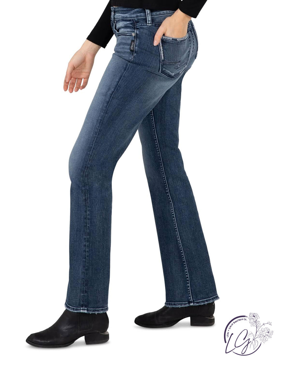 Elyse Mid-Rise Slim Bootcut by Silver Jeans