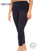 Curvy High-Rise Metallic Splice Leggings