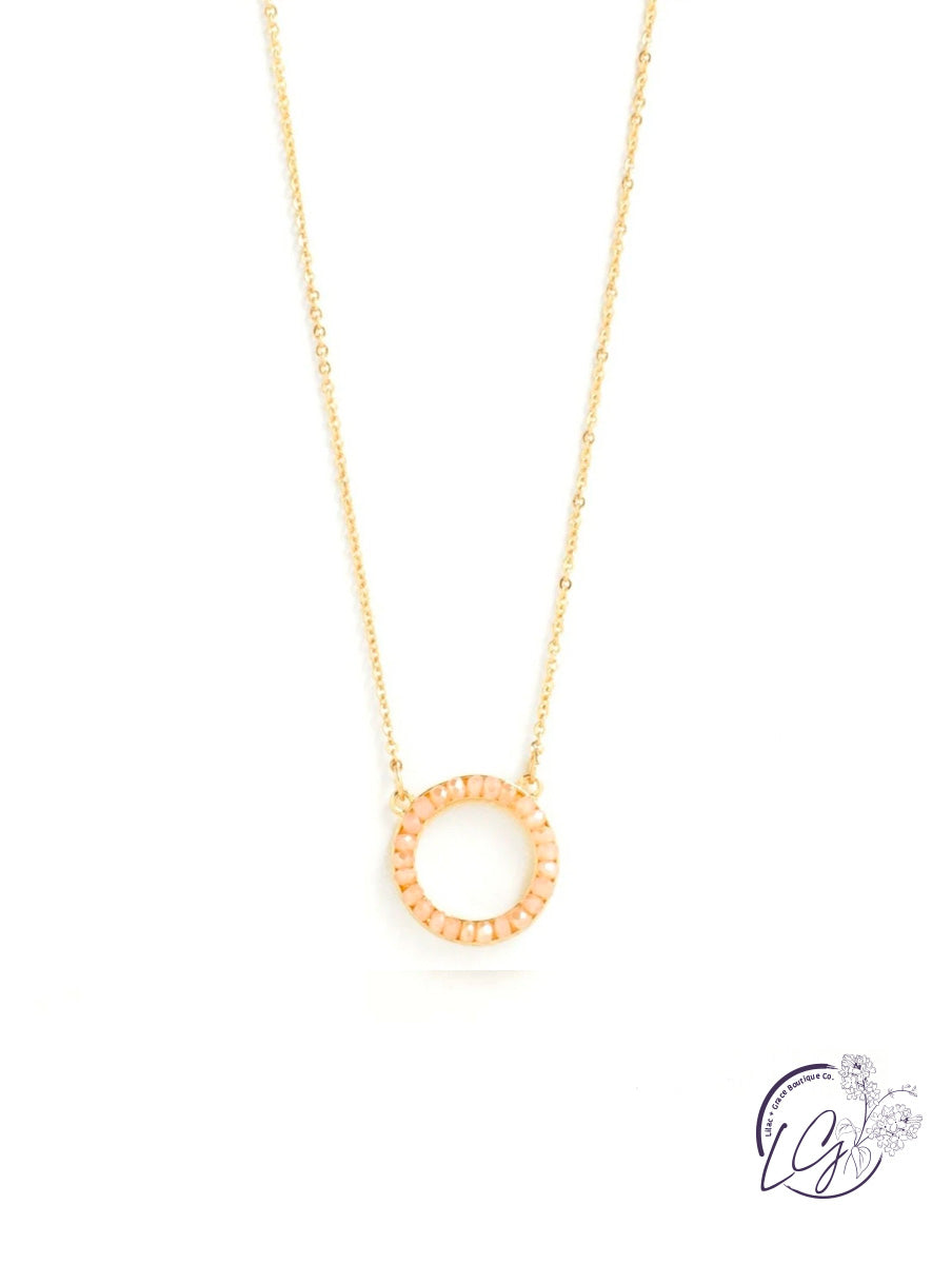 Colorful Circle Necklace