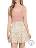 Adoring You Floral Mini Skirt