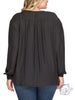 Curvy Us Together Surplice Jacquard Top