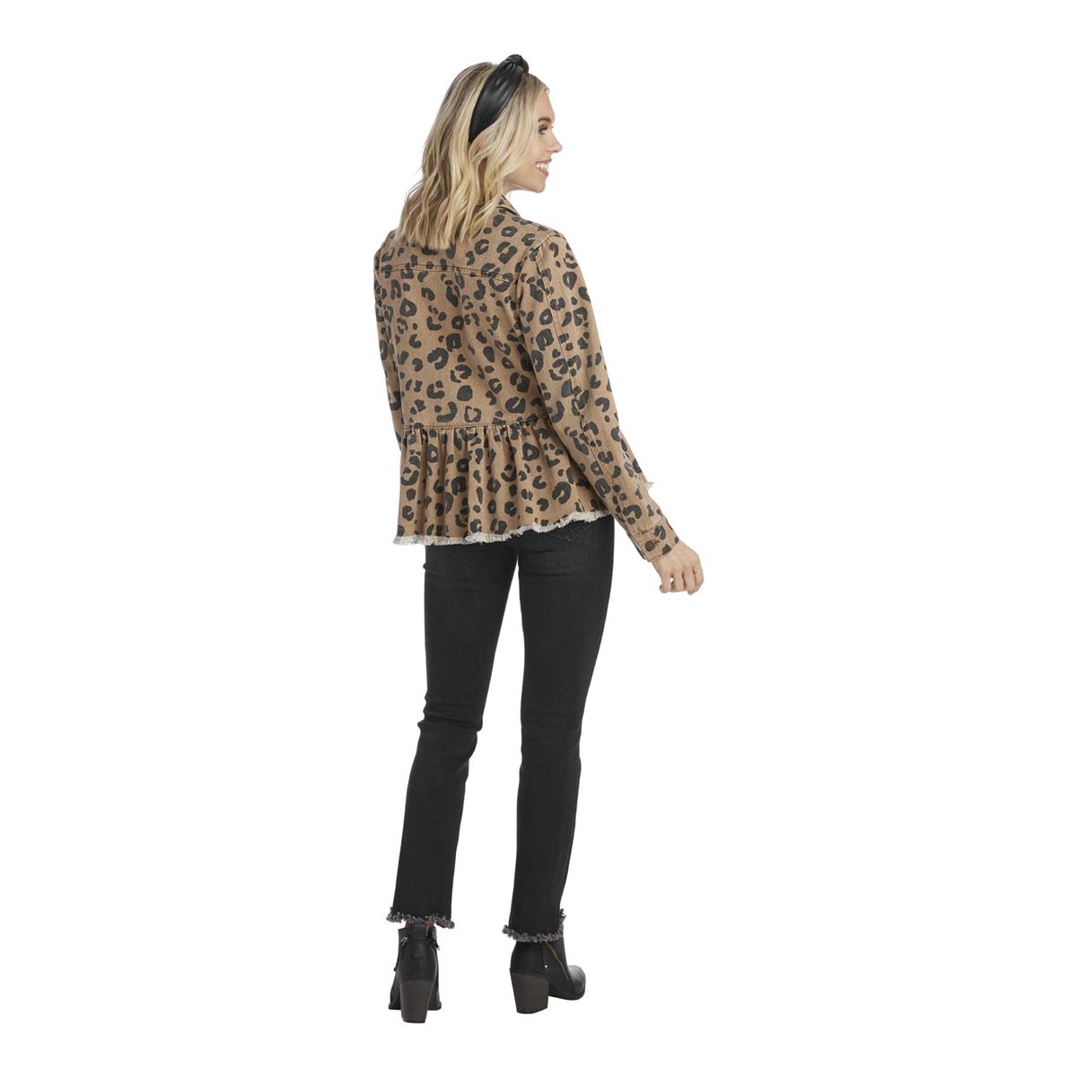 Banks Brown Leopard Jacket