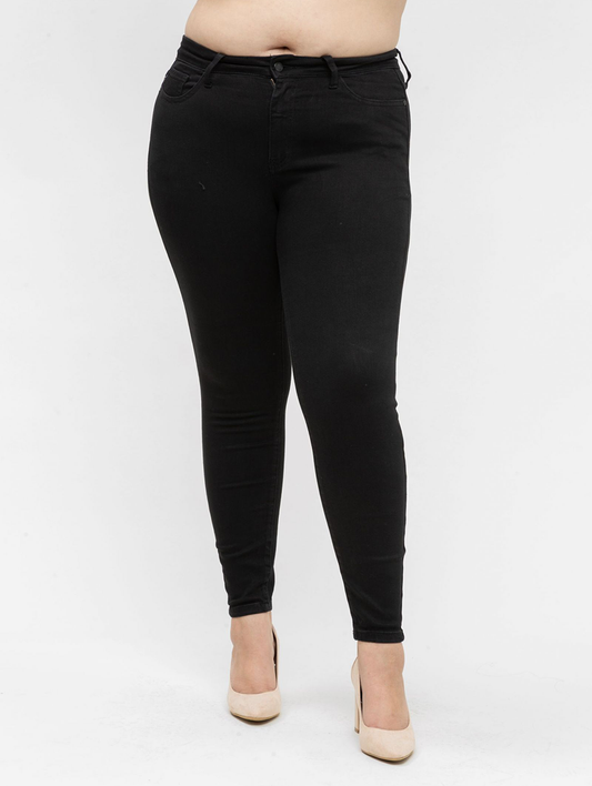 Curvy Ally Mid-Rise Skinny by Judy Blue