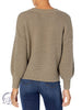 Ingrid V-Neck Sweater in Moss