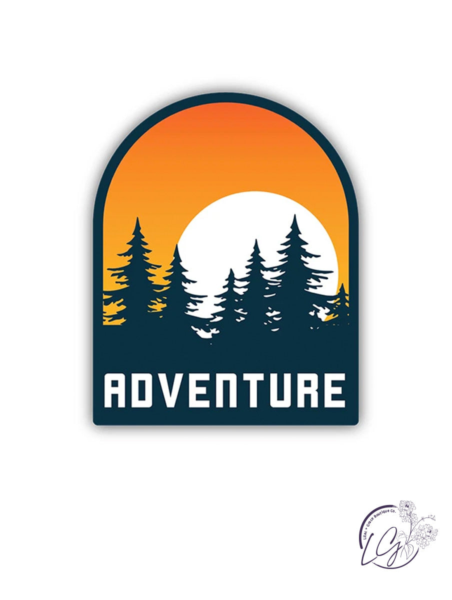 Adventure Sunset Sticker