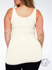 Basic Seamless Tank in Ivory