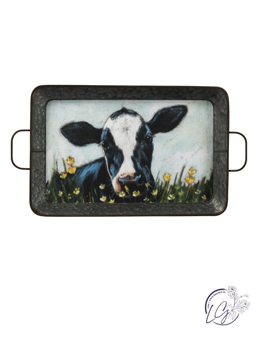 Serving Tray- Sheep And Cow