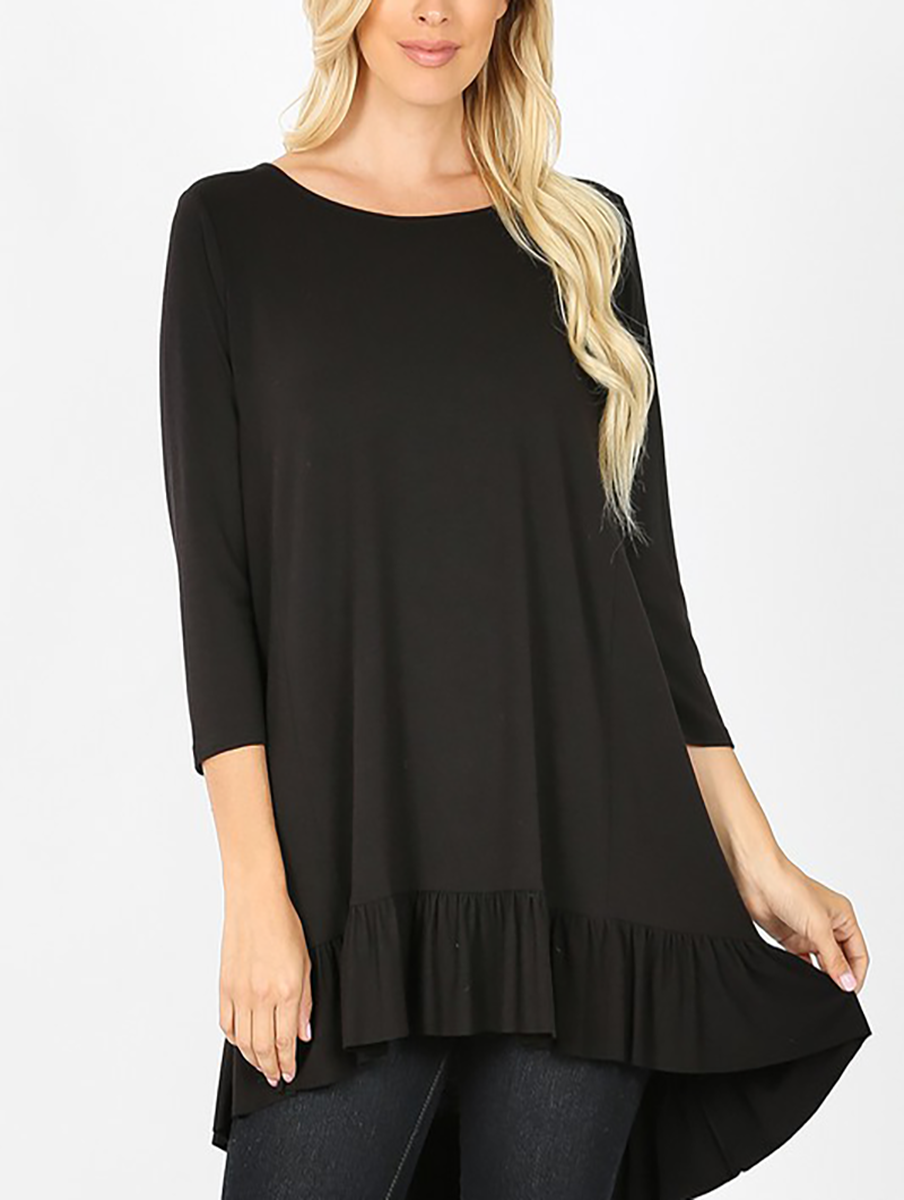 Feeling' Flirty 3/4 Sleeve Tee