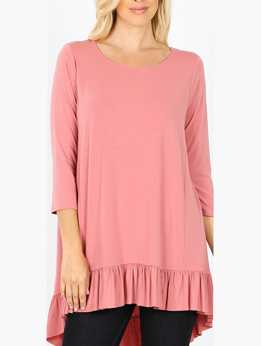 Feeling' Flirty 3/4 Sleeve Tee