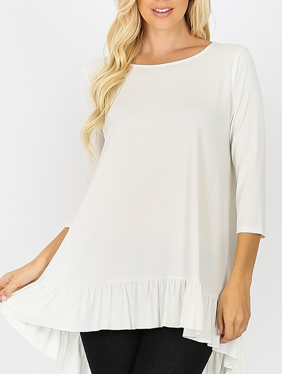 Feeling' Flirty 3/4 Sleeve Tee