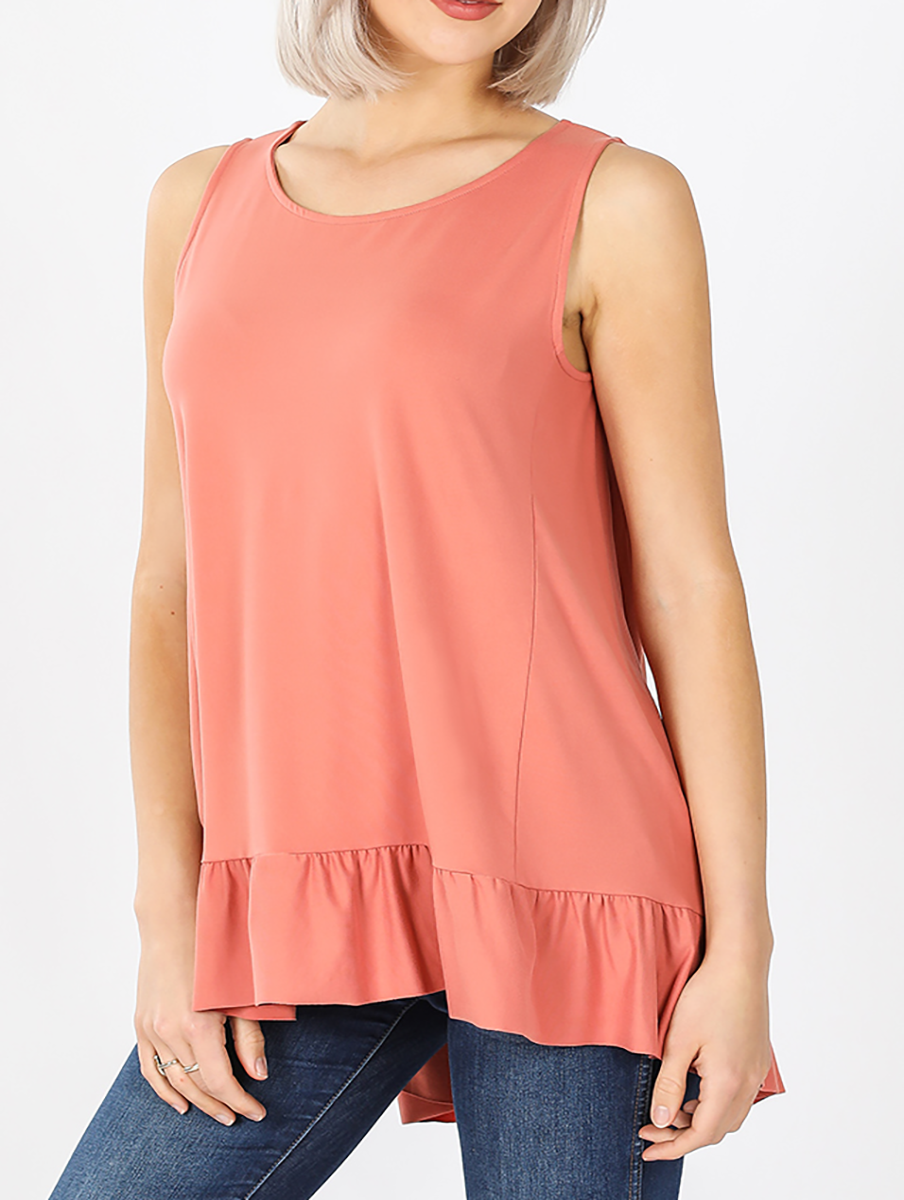 Feeling Flirty Ruffle Tank