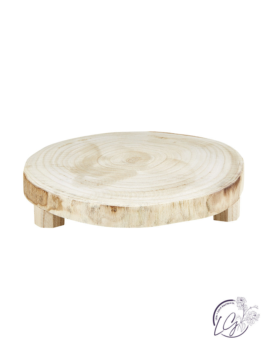 PAULOWNIA WOOD NATURAL MEDIUM RISER