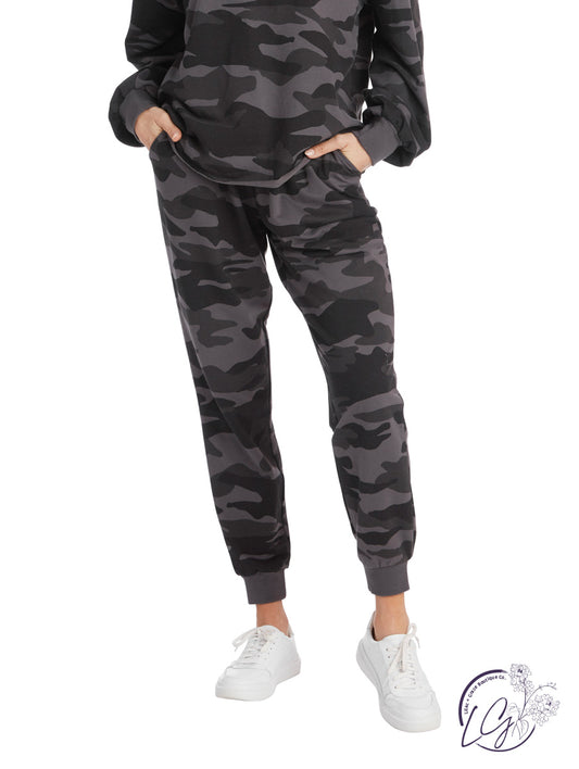 BLACK CAMO MILES JOGGERS