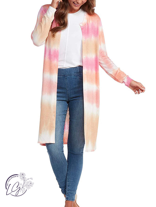 Jasper Tie Dye Cardigan