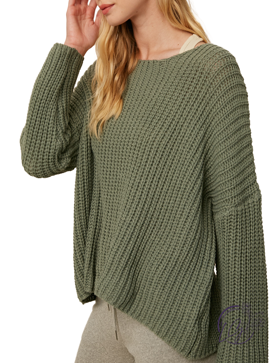 No Holding Back Knit Sweater